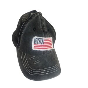 American Flag USA Women’s Trucker Hat Adjustable O/S